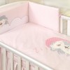 JOLIE-66854/66855 LENJERIE DELUXE 4 PIESE ROZ,ARICI     