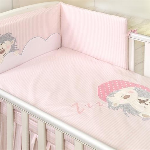 JOLIE-66854/66855 LENJERIE DELUXE 4 PIESE ROZ,ARICI     