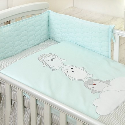 JOLIE-66674/66691 SET LENJERIE DELUXE 4 PIESE MINT, PINGUINI