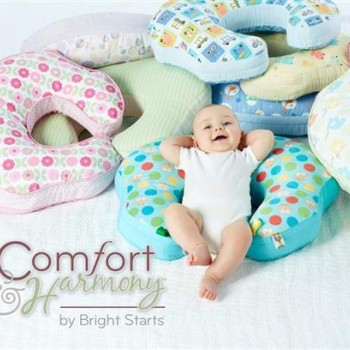 Bright Starts-10242 Perna de alaptat 2 in 1 Simply Mombo Morrocan Pink