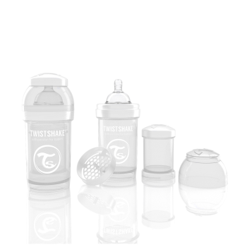 Biberon Anti-colici 180 ml Twistshake Alb 