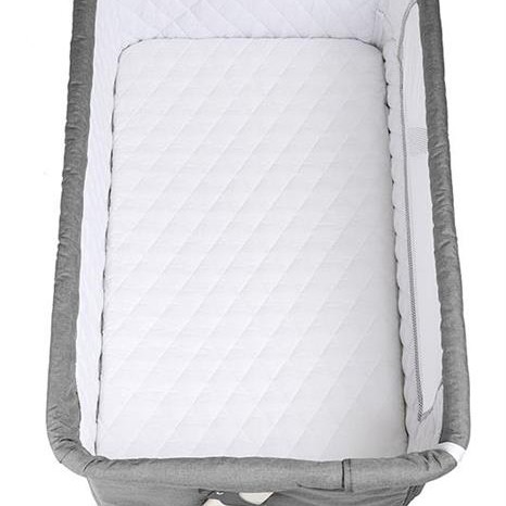 BABY GO-Patut cosleeper 2in1 toghether grey 
