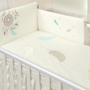 JOLIE-66692 PROTECTIE PENTRU PATUT 180X35CM BEJ,VISELE  