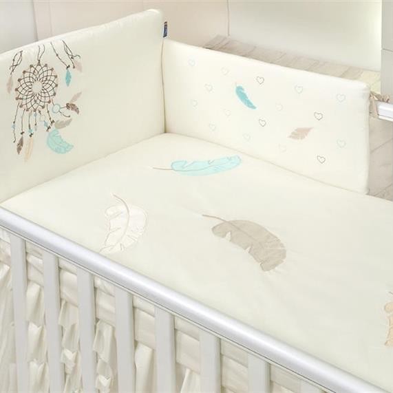 JOLIE-66692 PROTECTIE PENTRU PATUT 180X35CM BEJ,VISELE  