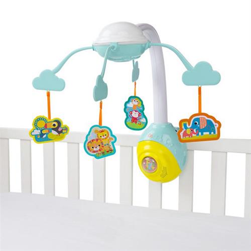 Bright Starts-8352 Carusel Soothing Safari 2 In 1 Mobile