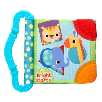 Bright Starts-8475A Jucaria Rontaie si Invata Teethe&Read Albastru