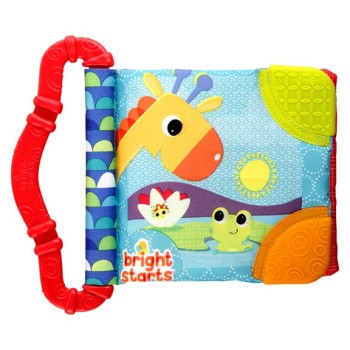 Bright Starts-8475R Jucaria Rontaie si Invata Teethe&Read Rosu