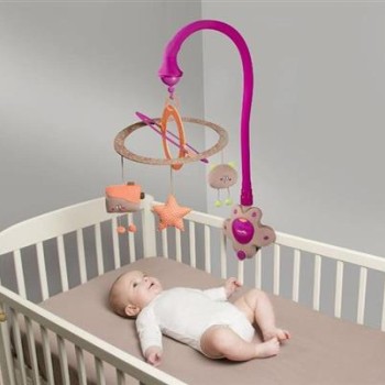 BABYMOOV-A033207 Carusel Muzical Cu Lumini Starlight Hibiscus