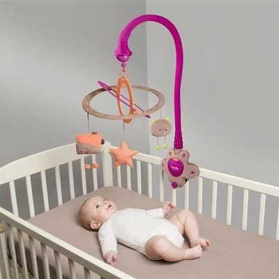 BABYMOOV-A033207 Carusel Muzical Cu Lumini Starlight Hibiscus