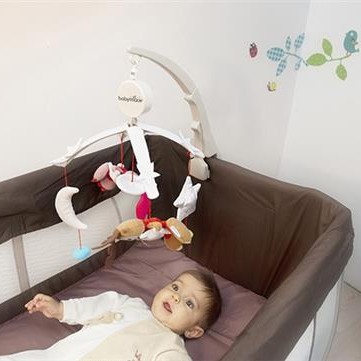 Babymoov-A104409 Carusel Muzical Cerul Instelat
