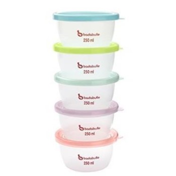 BADABULLE-B004303 Set 5 boluri pentru pastrarea alimentelo