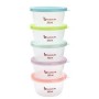 BADABULLE-B004303 Set 5 boluri pentru pastrarea alimentelo
