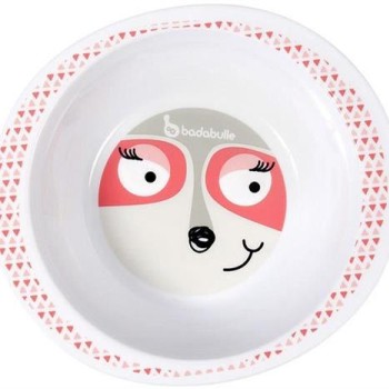 BADABULLE-B005101 Bol pentru mancare Pink Racoon