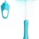 BADABULLE-B006916 Perie biberoane 2 in 1 Blue