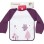 BADABULLE-B007014 Baveta cu maneci lungi Bib Pink