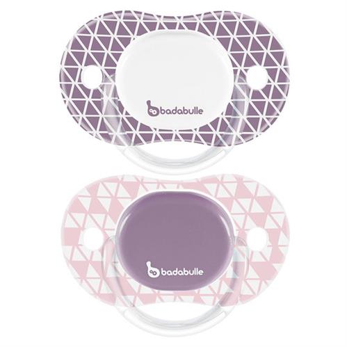 BADABULLE-B011008 Set 2 suzete ortodontice reversibile 12-36 luni 