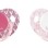 BADABULLE-B011211 Set 2 suzete Physiologique 6-12 luni Sping 
