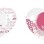 BADABULLE-B011214 Set 2 suzete Physiologique 12-36 luni Sping Poetry Girl