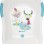 Badabulle-B019006 Cadita Ergonomica FUN White