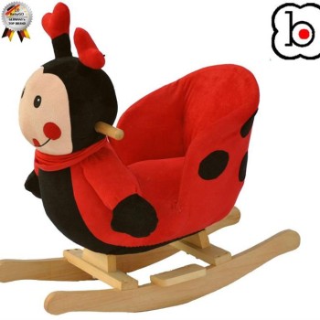 Babygo-BGO-9104-Balansoar Cu Sunete Buburuza Cea Frumoasa