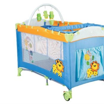 Babygo-Bgo-4402-Patut Pliant Cu 2 Nivele Sleepwell Zoo