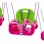 Babygo-Leagan Transformabil 3 In 1 (Cu Centuri De Siguranta) Pink Green