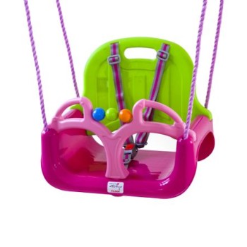 Babygo-Leagan Transformabil 3 In 1 (Cu Centuri De Siguranta) Pink Green