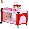 Babygo-Patut Pliant Cu 2 Nivele Si Mini-Carusel Sleeper Deluxe Roz