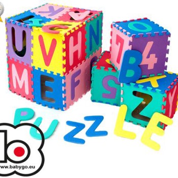 Baby go-Salteluta De Joaca Cu Cifre Si Litere Puzzle 36 Piese