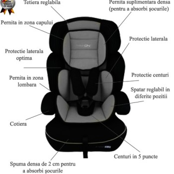 Baby go-Scaun Auto Freemove Grey