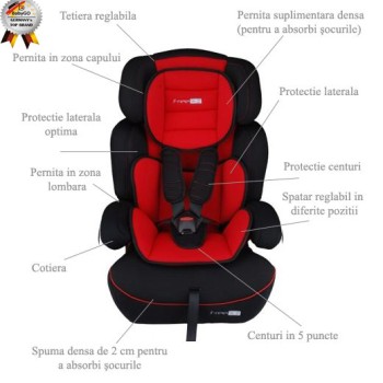 Babygo-Scaun Auto Freemove Red