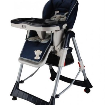 BabyGo – Scaun de masa Tower Maxi Dark – Blue