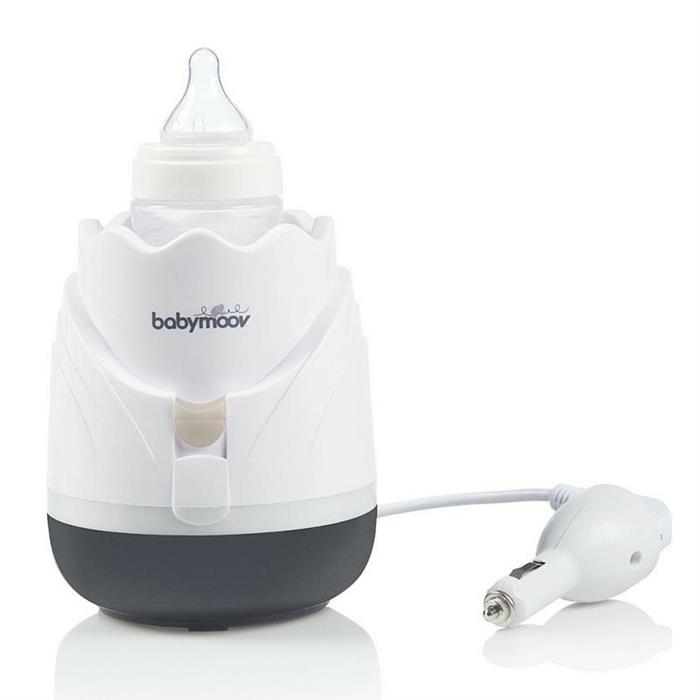 Babymoov –A002028-Incalzitor de biberoane si recipiente pentru casa si masina Tulip Cream