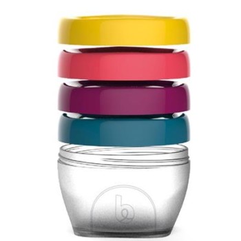 Babymoov-A004307 Set 4 recipiente pentru pastrarea hranei, 120 ml