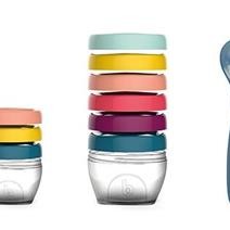 Babymoov-A004310 Multi set pentru diversificare: 3 seturi recipiente + un set linguri