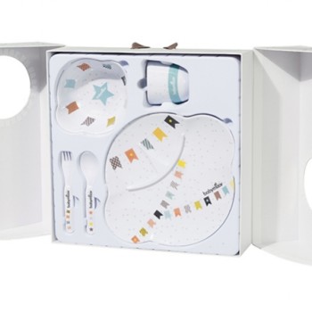 Babymoov-A005504-Set Complet Pentru Hranire Party Lunch Albastru