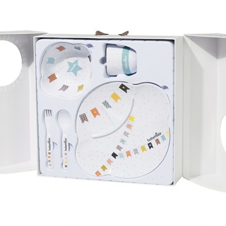 Babymoov-A005504-Set Complet Pentru Hranire Party Lunch Albastru