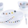 Babymoov-A005504-Set Complet Pentru Hranire Party Lunch Albastru