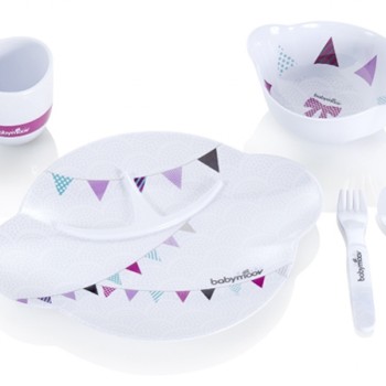 Babymoov-A005505-Set Complet Pentru Hranire Party Lunch Roz