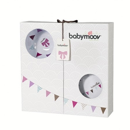 Babymoov-A005505-Set Complet Pentru Hranire Party Lunch Roz