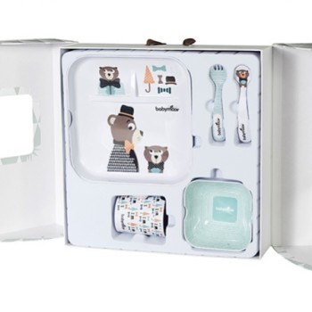 Babymoov-A005506-Set Complet Pentru Hranire Lovely Lunch Albastru