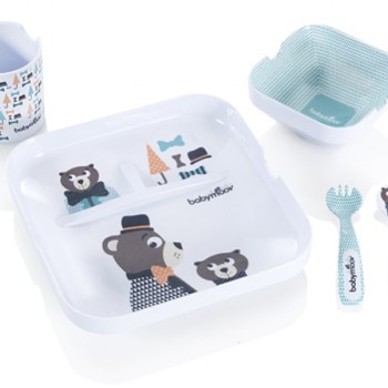 Babymoov-A005506-Set Complet Pentru Hranire Lovely Lunch Albastru
