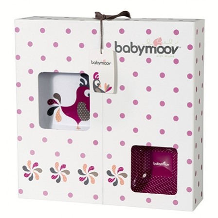 Babymoov-A005507-Set Complet Pentru Hranire Lovely Lunch Roz