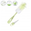 Babymoov-A006003 Perie 2 In 1 Pentru Curatarea Biberoanelor Verde