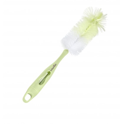 Babymoov-A006003 Perie 2 In 1 Pentru Curatarea Biberoanelor Verde