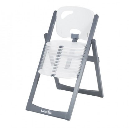 Babymoov-A010201 Scaun De Masa Evolutiv Light Wood Zinc