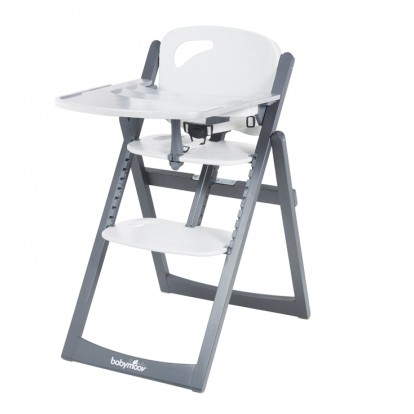 Babymoov-A010201 Scaun De Masa Evolutiv Light Wood Zinc