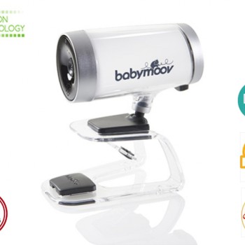 Babymoov-A014409 Video-Interfon Cu 0 Emisii Electro-Magnetice