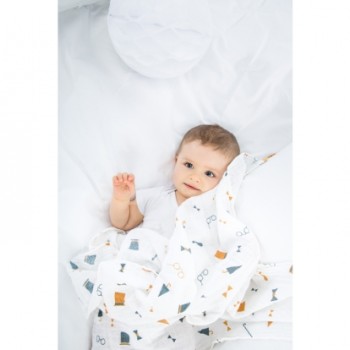 Babymoov-A021010 Paturica Din Muselina Cu Design Dandy