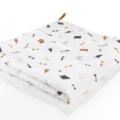 Babymoov-A021010 Paturica Din Muselina Cu Design Dandy